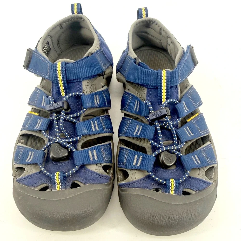 Keen Newport H2 Sport Sandals Kids Size 4 Blue Waterproof Hiking Water Shoes